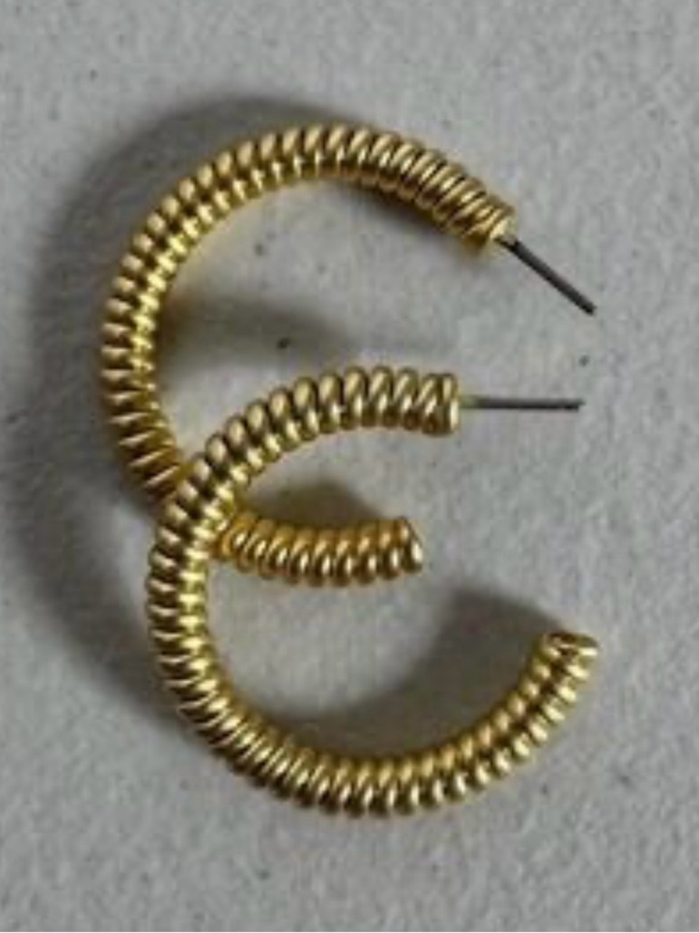 Madwell Ribbed Earrings